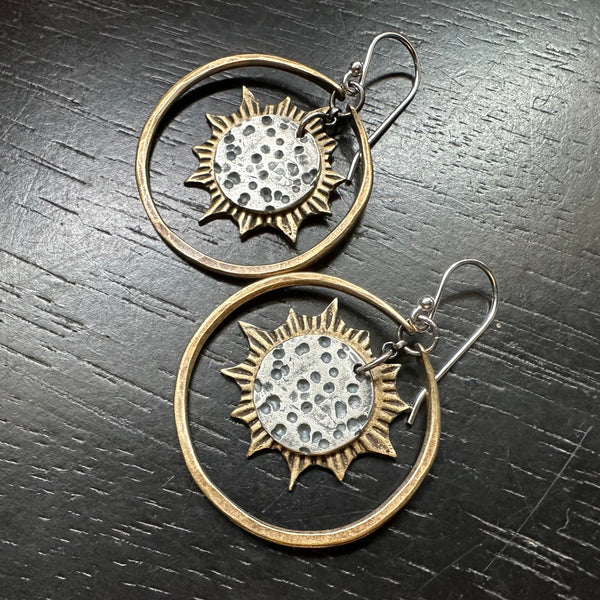 Eclipse Earrings in Small Hoops - AVAILABLE FOR PREORDER!