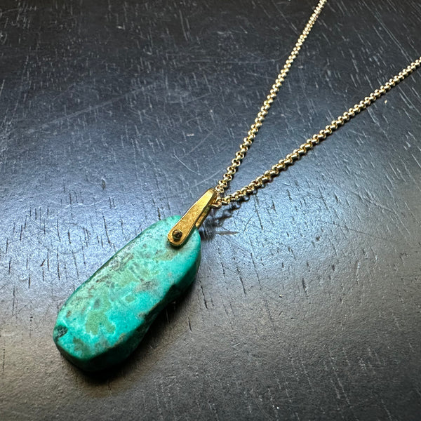 Turquoise Taliswoman Gold Necklace