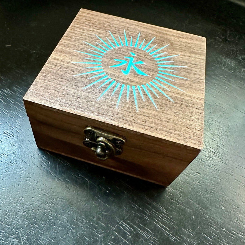 BACK IN STOCK! CUSTOM 永 SQUARE WOODEN JEWELRY GIFT BOXES! THE PERFECT GIFT UPGRADE!