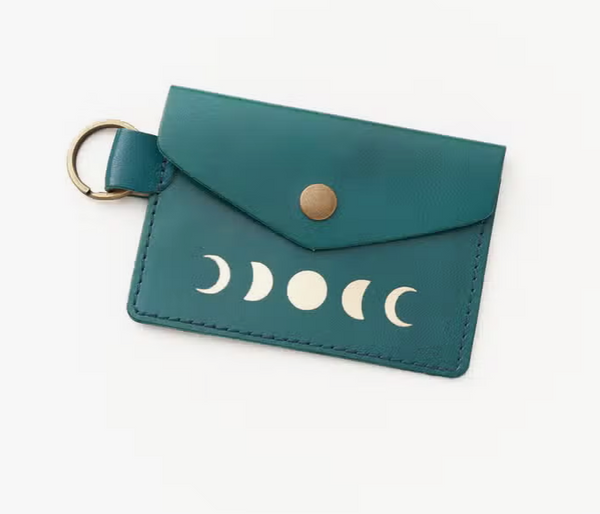 Leather Moon Phase Card Holder