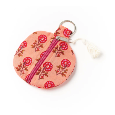 Round Mini Coin Pouches - Assorted Prints