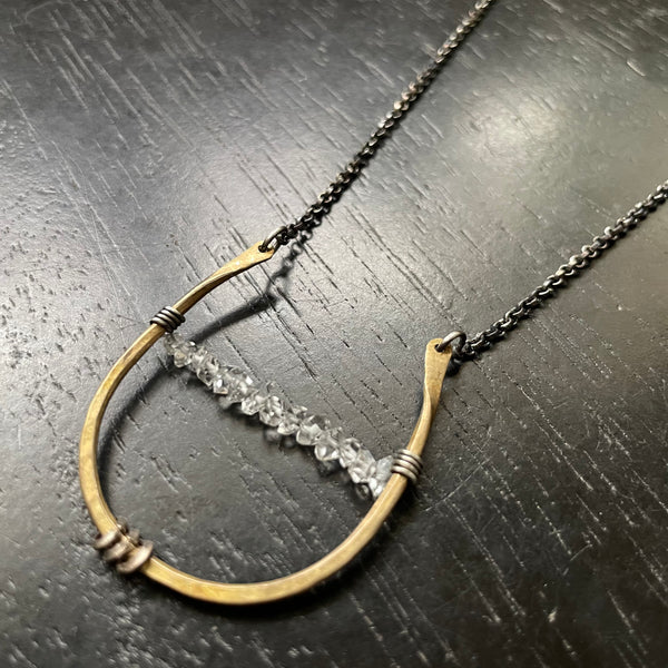 Herkimer Diamond Artemis Necklace