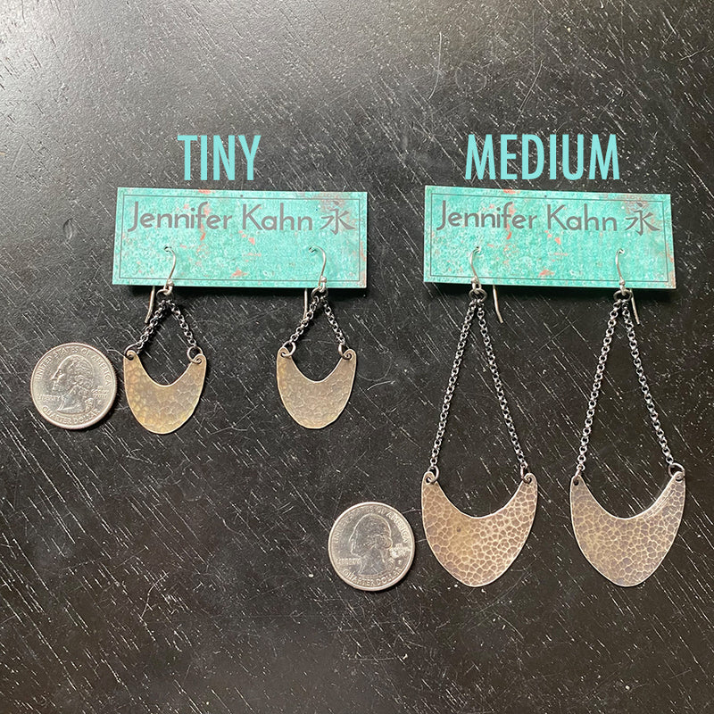 Silver Pendulum Earrings - 2 Sizes