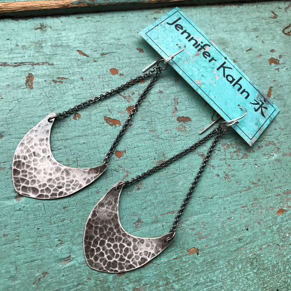 Silver Pendulum Earrings - 2 Sizes