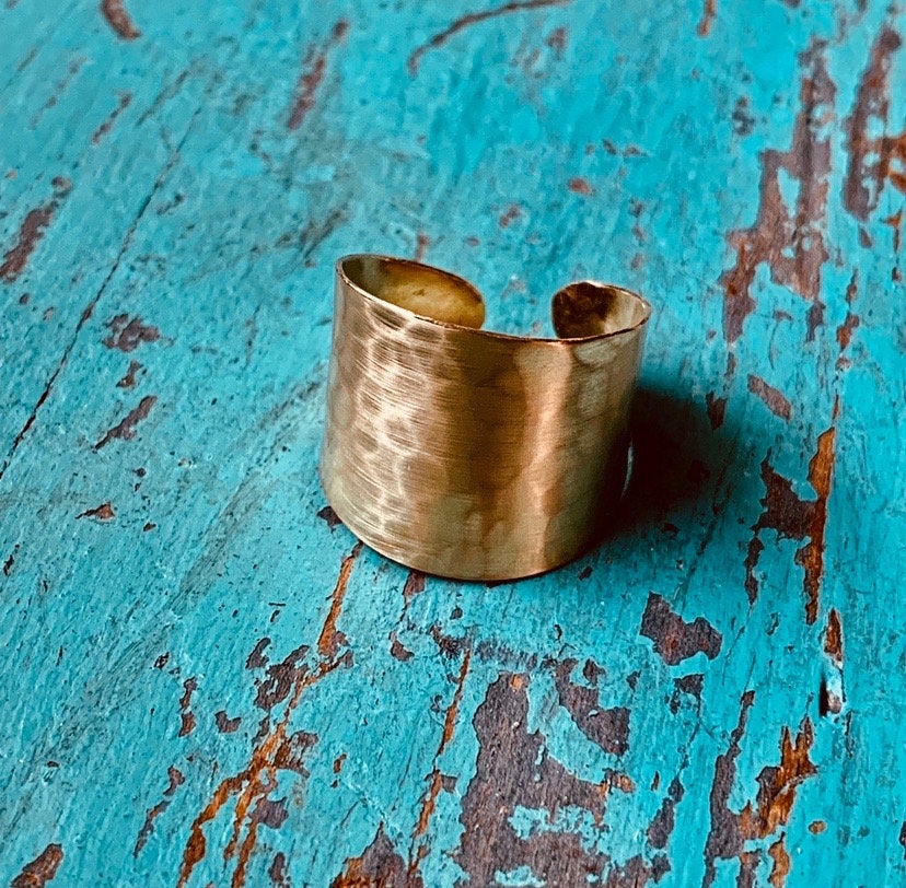 Cuff ring gold sale