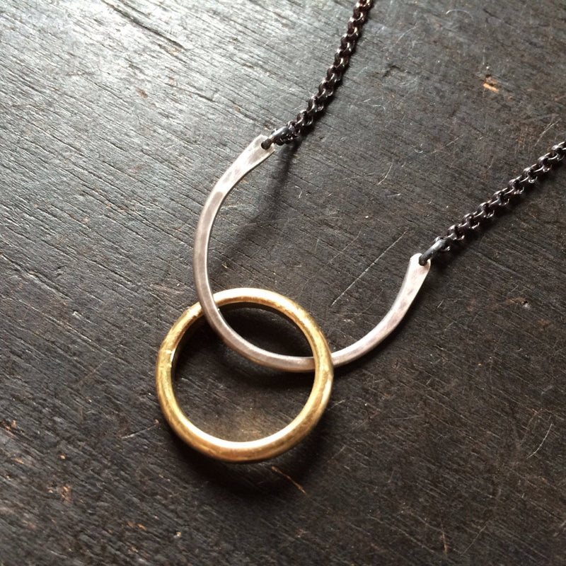Ring Holder Necklace - 2 Metal Options