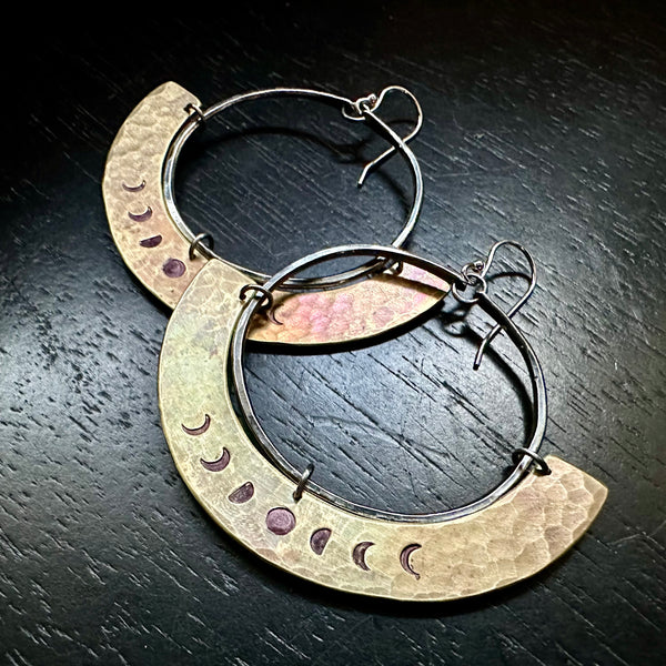 New Batch of Moon Phased Earrings