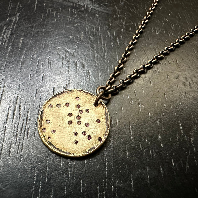 Brass Constellation Necklace