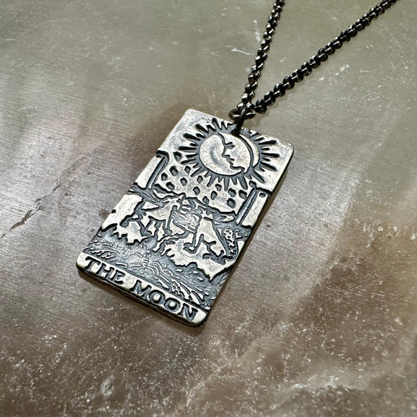 Moon Tarot Necklace - Silver – jenkahnjewelry