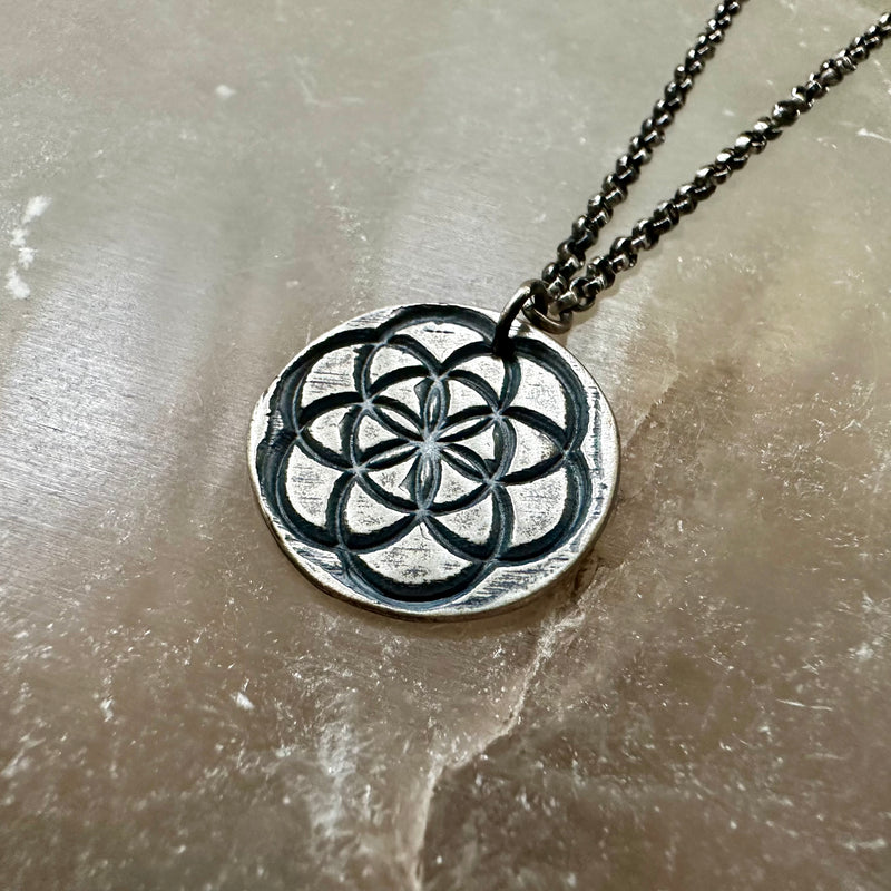 Seed of Life Pendant - Silver