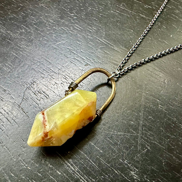 #1 NEW Yellow Opal Taliswoman Necklace #1