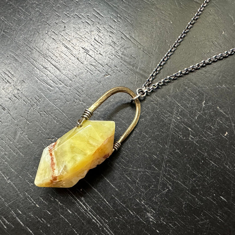 #1 NEW Yellow Opal Taliswoman Necklace #1