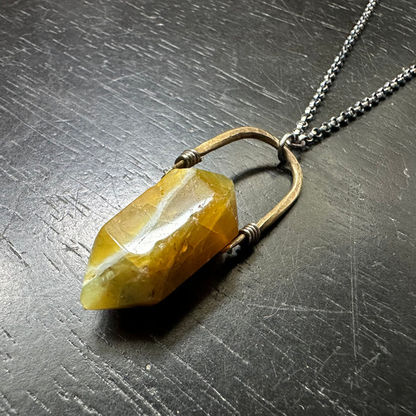 #2 NEW Yellow Opal Taliswoman Necklace #2