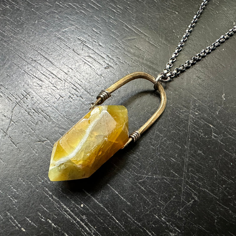 #2 NEW Yellow Opal Taliswoman Necklace #2