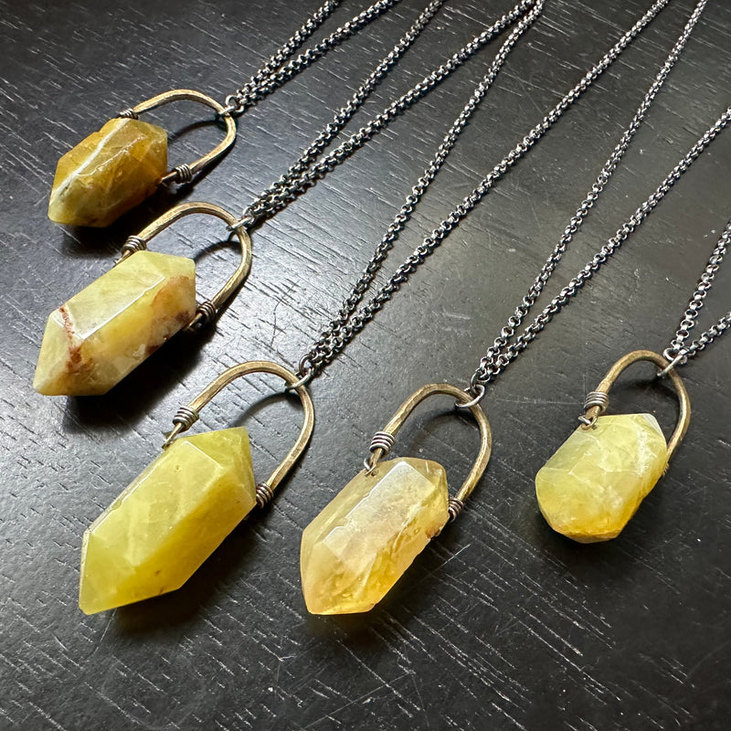 #3 NEW Yellow Opal Taliswoman Necklace #3