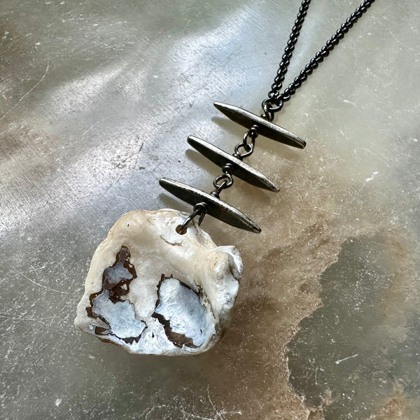 #4 Vermont Shell Remnant Pendant OOAK #4