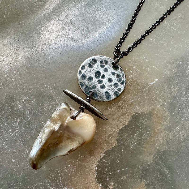#5 Vermont Shell Remnant Pendant OOAK #5