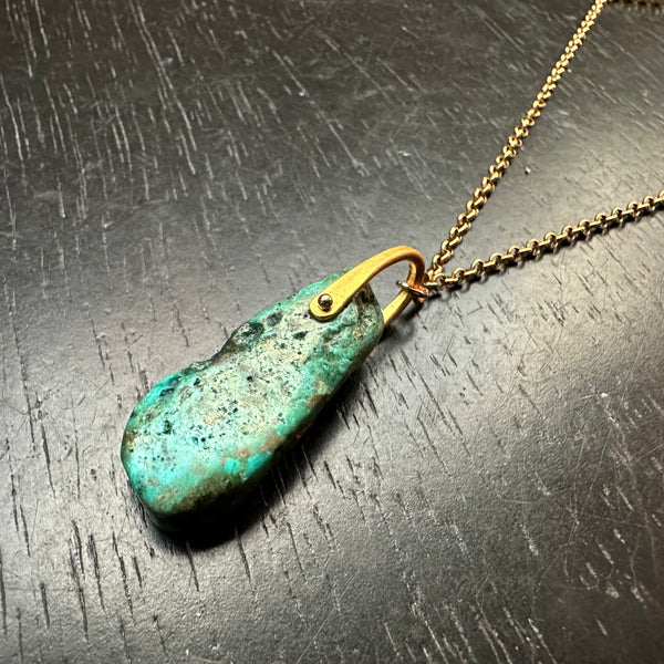 Gold Turquoise Taliswoman Necklace