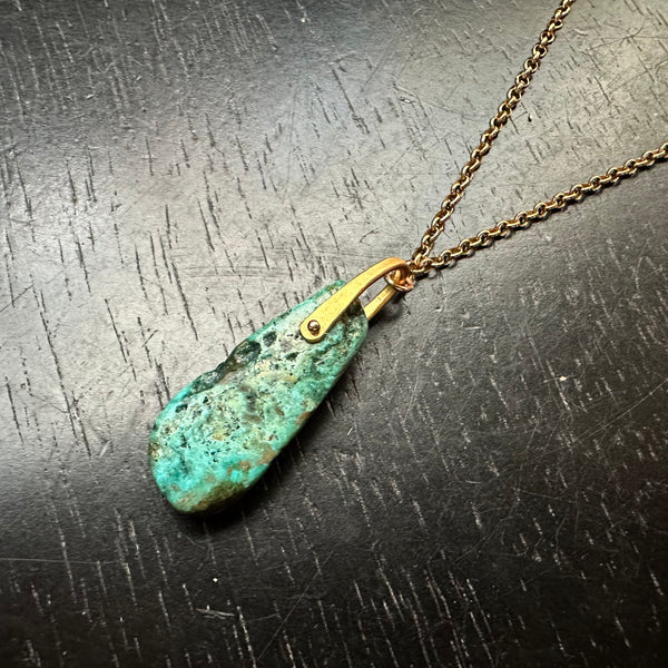 Gold Turquoise Taliswoman Necklace