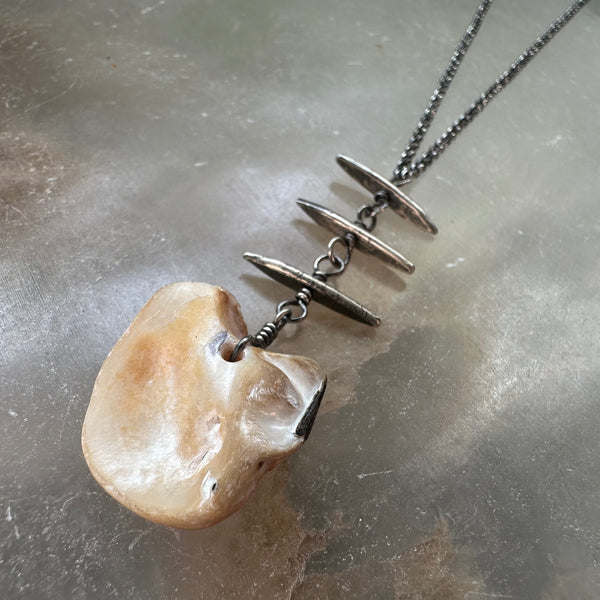 #8 Vermont Shell Remnant Pendant OOAK #8