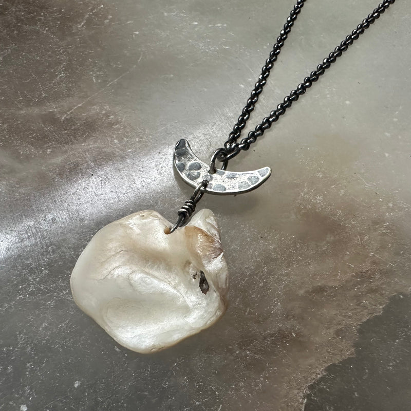 #9 Vermont Shell Remnant Pendant OOAK #9
