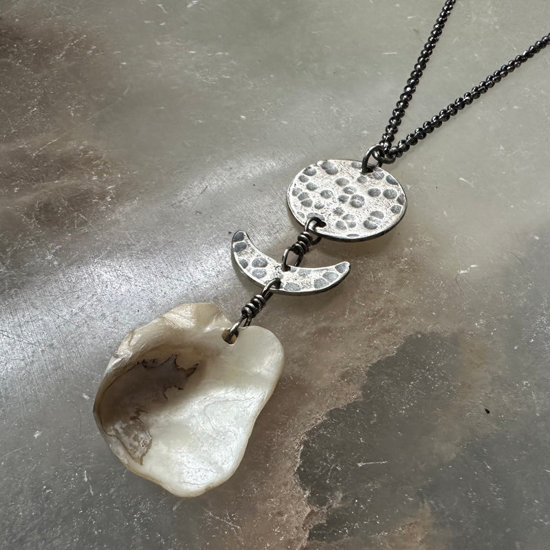 #12 Vermont Shell Remnant Pendant OOAK #12