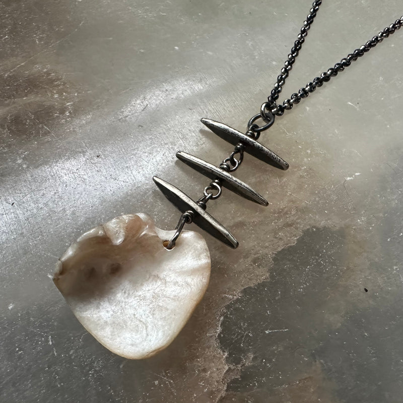 #10 Vermont Shell Remnant Pendant OOAK #10