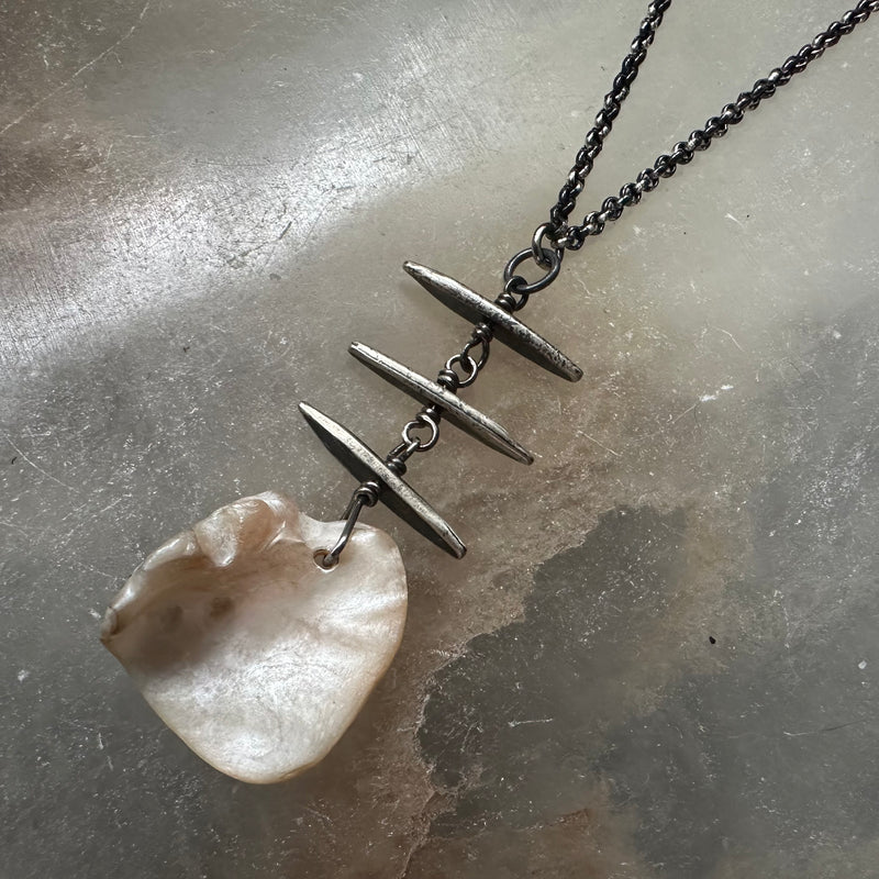 #10 Vermont Shell Remnant Pendant OOAK #10