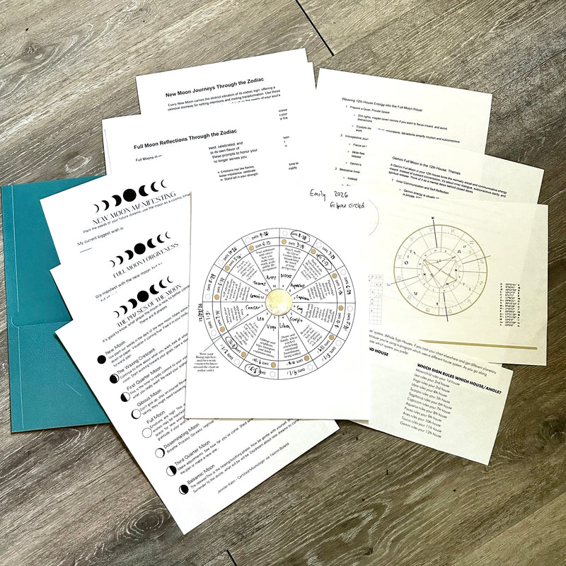 Moon Chart Ruler Personalized Moon Chart + Handouts – jenkahnjewelry