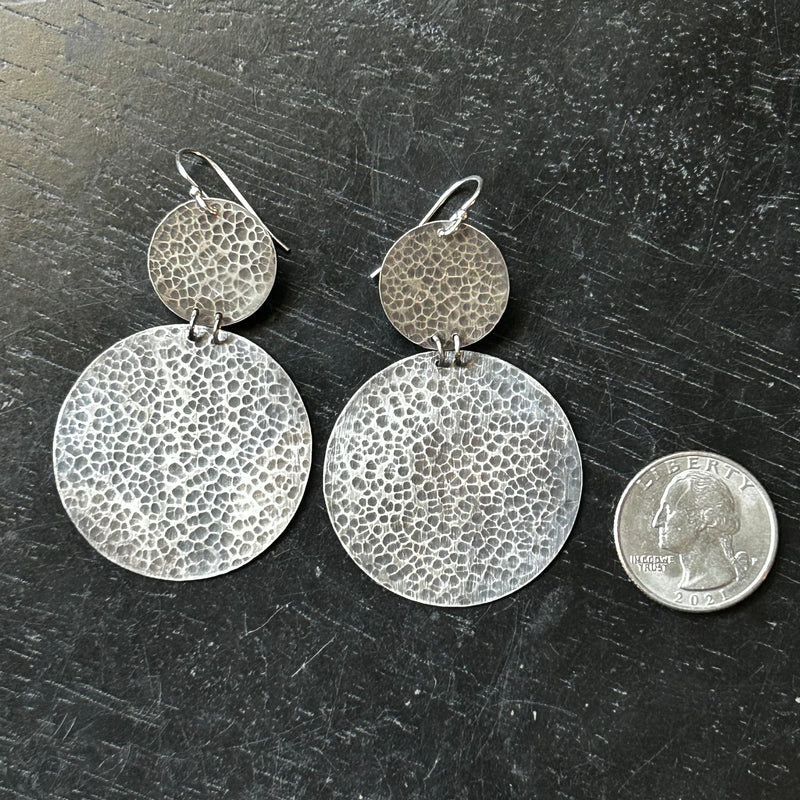 ONLY 2 LEFT! Medium Orbital Earrings - Sterling Silver