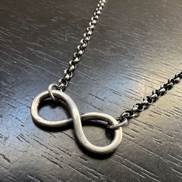 INFINITY Symbol Sterling Silver Necklace