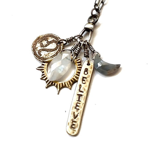 Wear Your Word Amulet - Brass