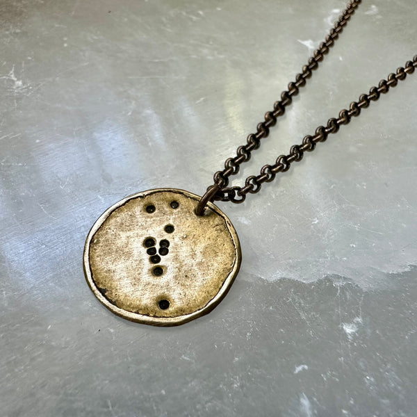 Brass Constellation Necklace