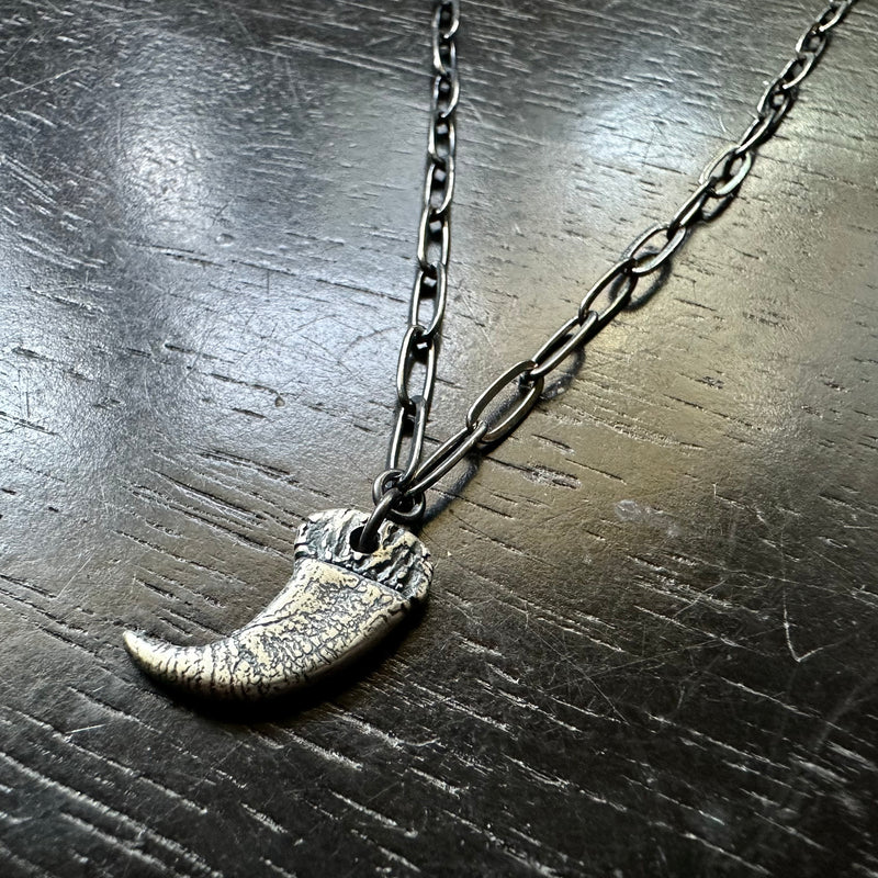 Large-Link Silver Chain Necklaces with Your Choice of Small Pendent