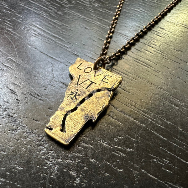 LIMITED BATCH! ONLY 2 LEFT! Repairing Vermont Pendant in BRASS