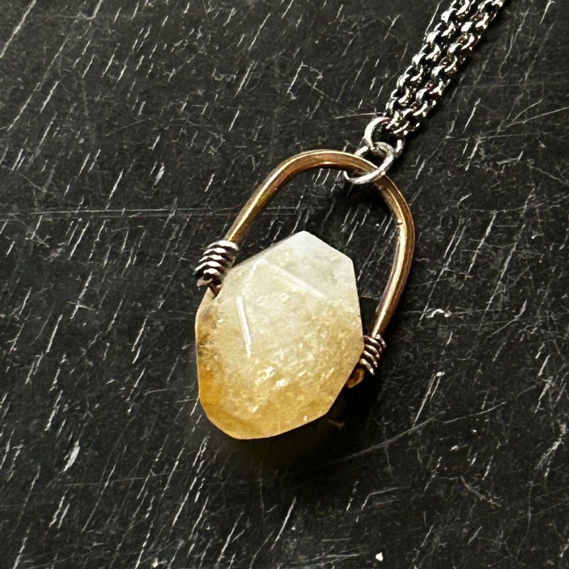#1 CITRINE Taliswoman Necklace OOAK #1