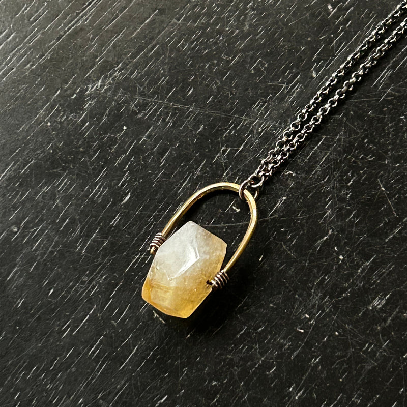 #2 CITRINE Taliswoman Necklace OOAK #2