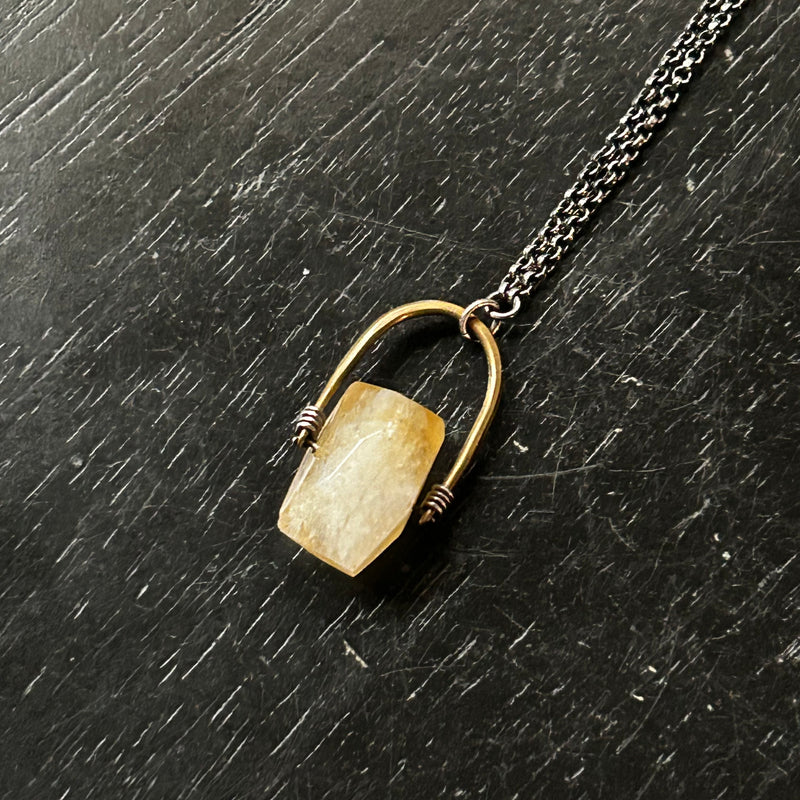 #2 CITRINE Taliswoman Necklace OOAK #2