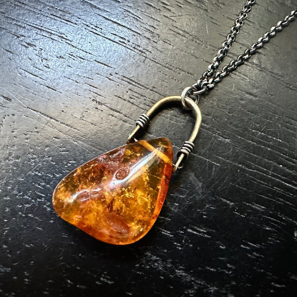 Amber Taliswoman Necklace #3