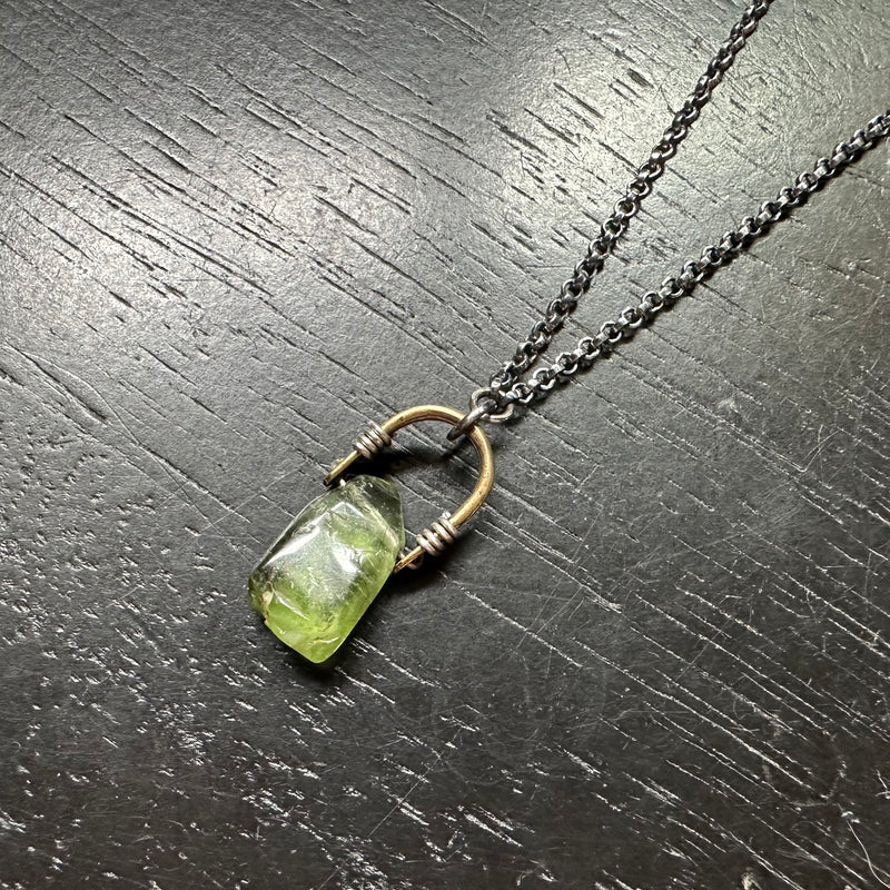 #2 AUGUST PERIDOT Tiny Taliswoman Necklace