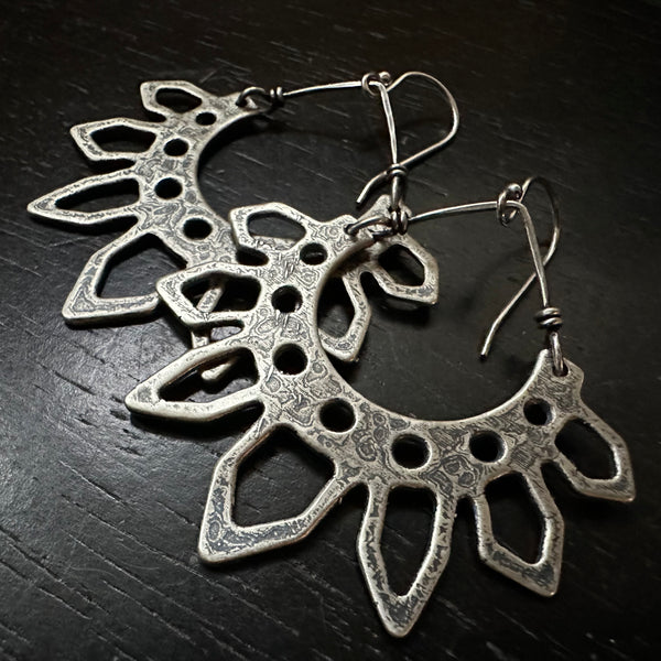"FIORE" Earrings in Sterling Silver