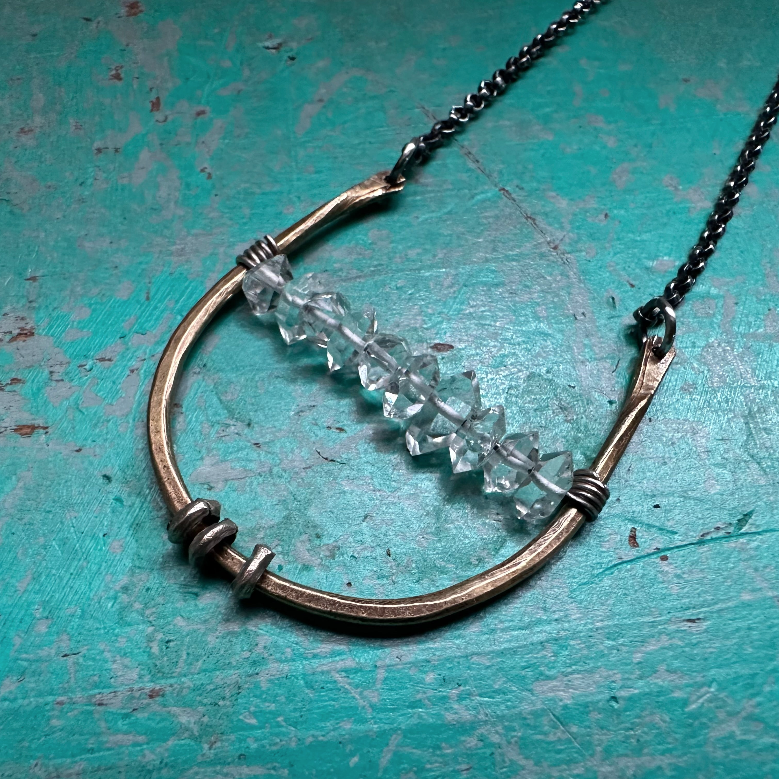 Artemis Necklace with Your Choice of Crystal