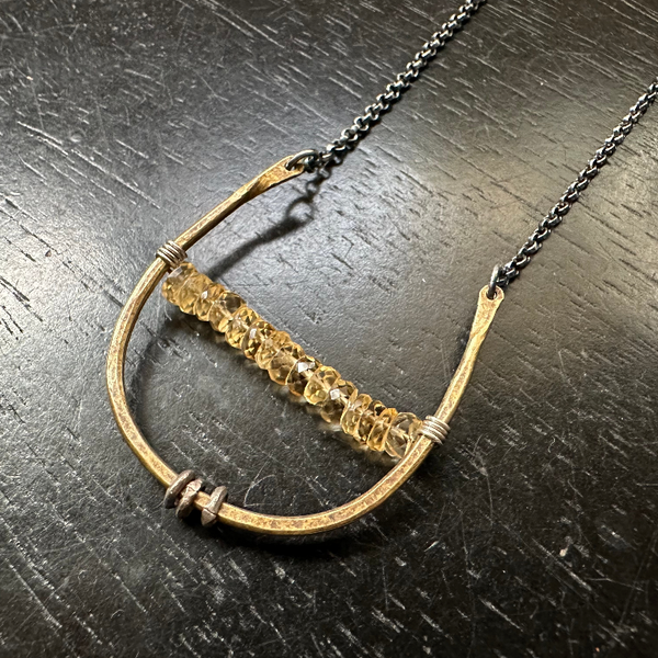 Artemis Necklace with Your Choice of Crystal