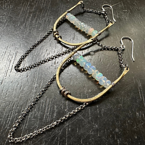 Artemis Earrings with Your Choice of Crystal