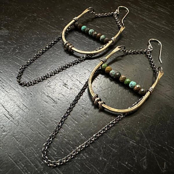 Artemis Earrings with Your Choice of Crystal