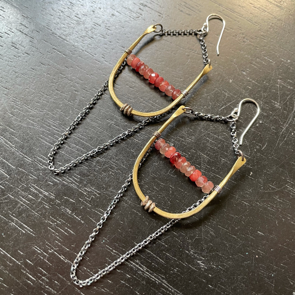Artemis Earrings with Your Choice of Crystal