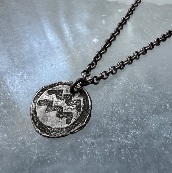 Silver Zodiac Medallion Necklace