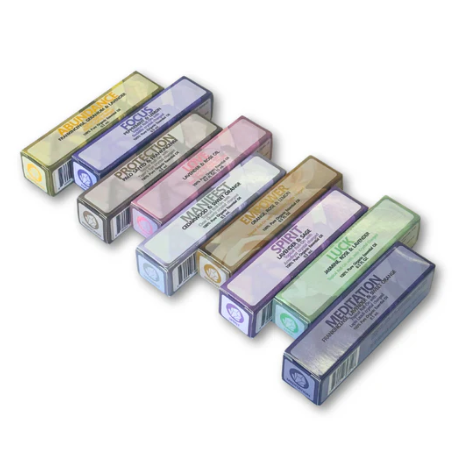 EARTH ELEMENTALS' CRYSTAL-INFUSED ROLL-ONS! Your choice of 6!
