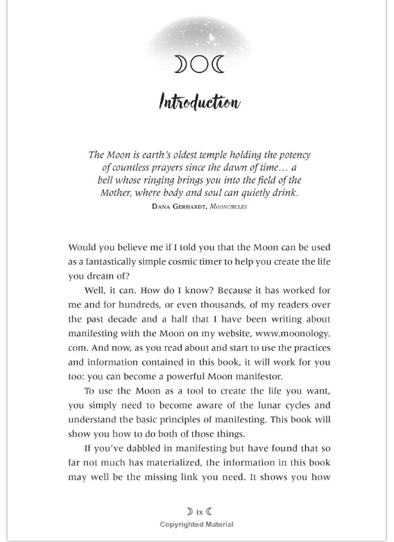 Moonology: Working with the Magic of Lunar Cycles Paperback
