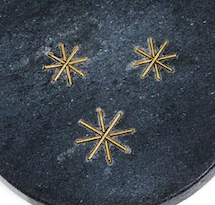 Indukala Assorted Moon Phase Coasters/Display Discs